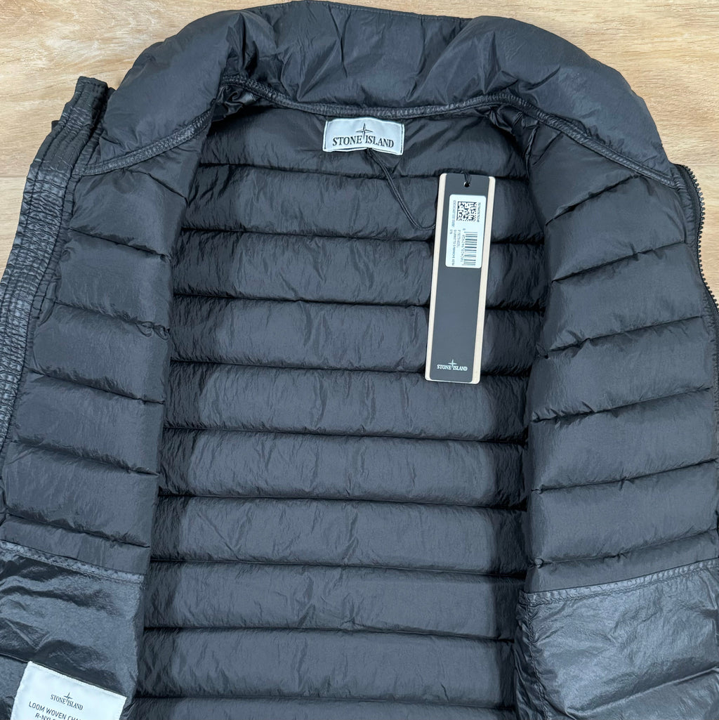 Stone Island Nylon Down-TC Vest in Black -Usfansport