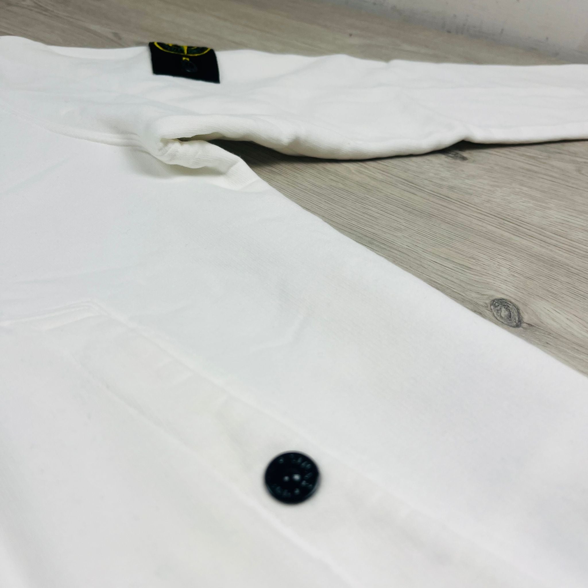 Stone Island Dyed Hoodie - White -Usfansport
