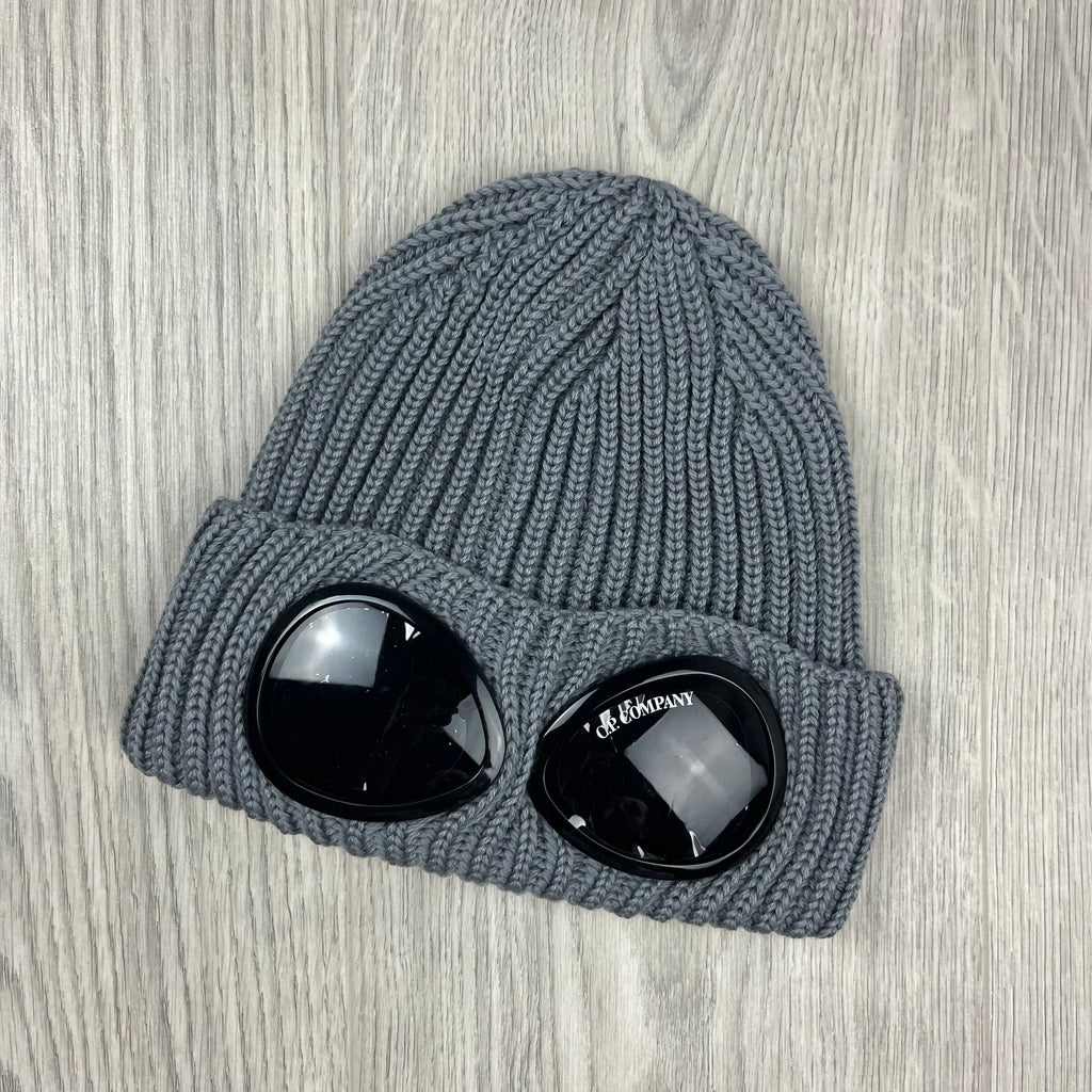 CP Company Goggle Beanie - Griffin Grey -Usfansport