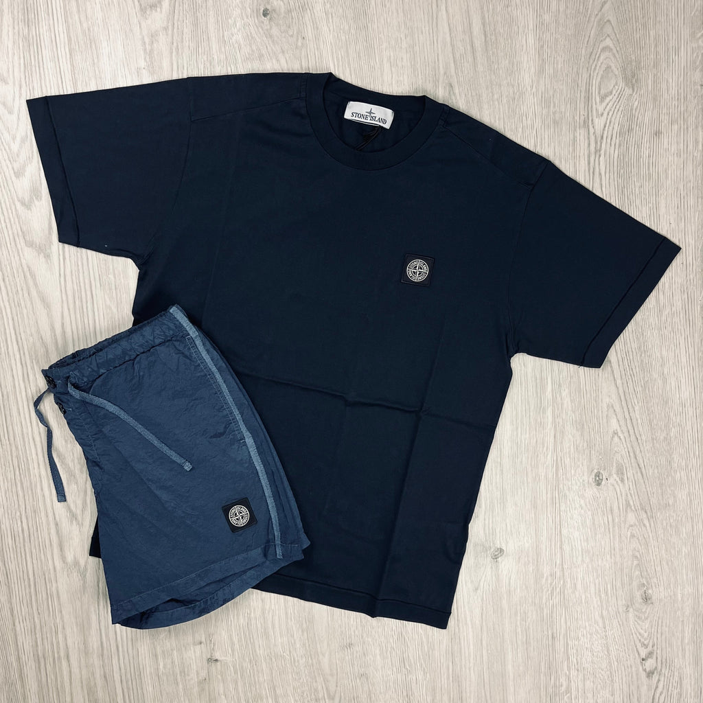 Stone Island Holiday Set - Navy/Avio Blue -Usfansport