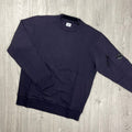 CP Company Raised Fleece Sweatshirt - Nightshade -Usfansport