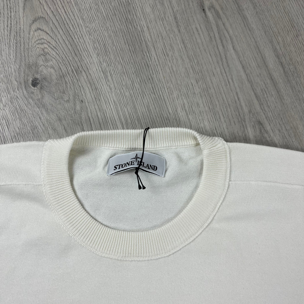 Stone Island Knit Sweatshirt - White -Usfansport