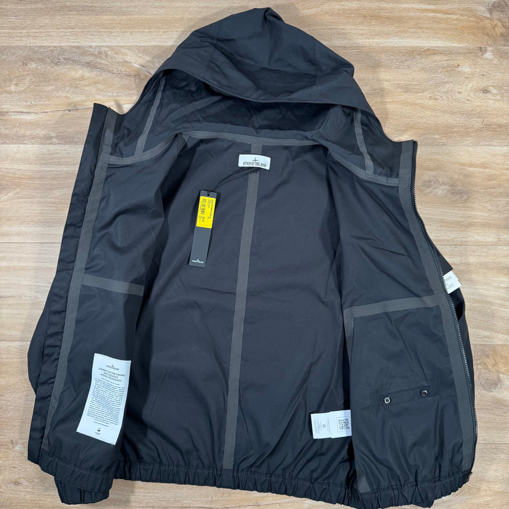 Stone Island Supima Canvas Jacket in Black -Usfansport
