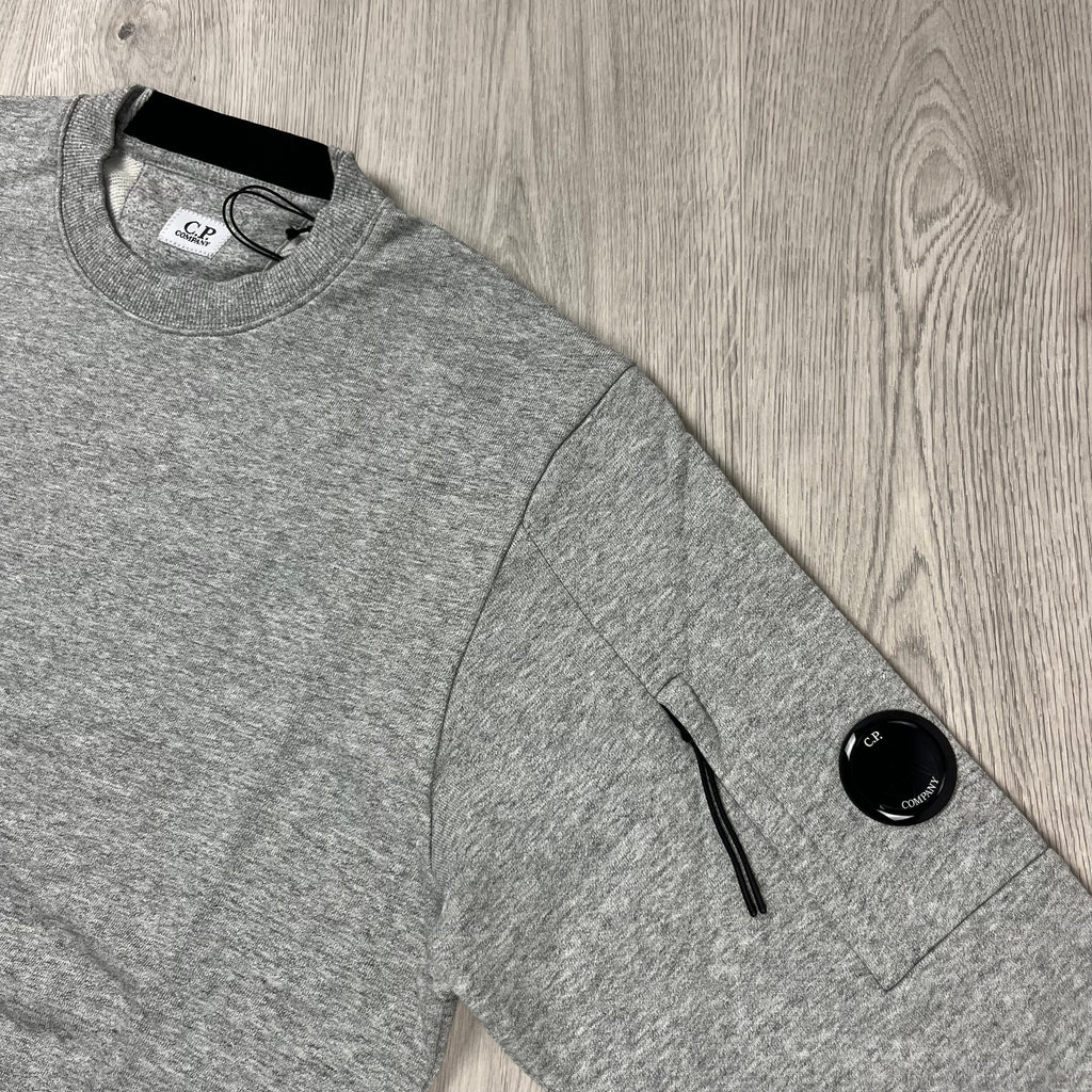 CP Company Raised Fleece Sweatshirt - Grey -Usfansport