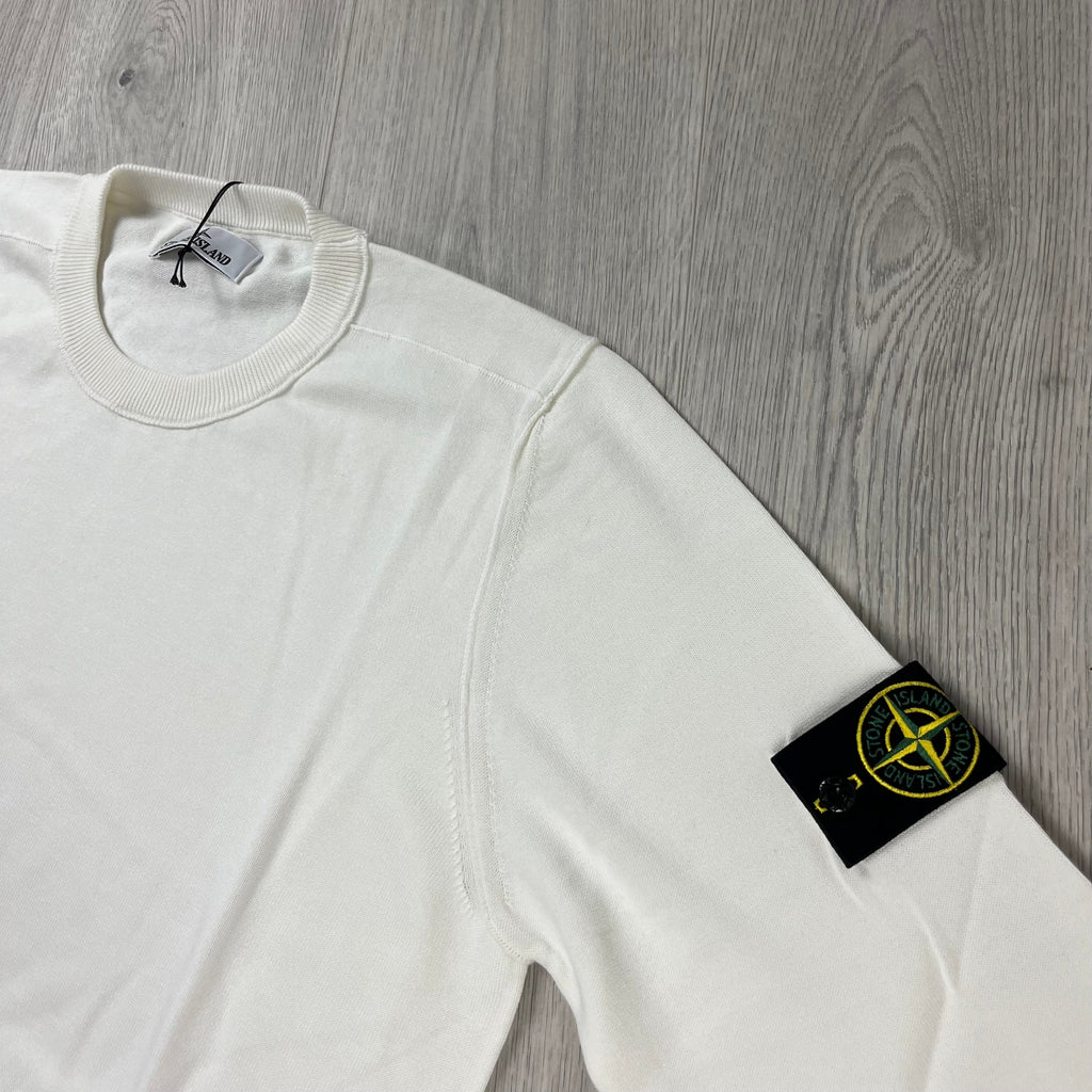 Stone Island Knit Sweatshirt - White -Usfansport