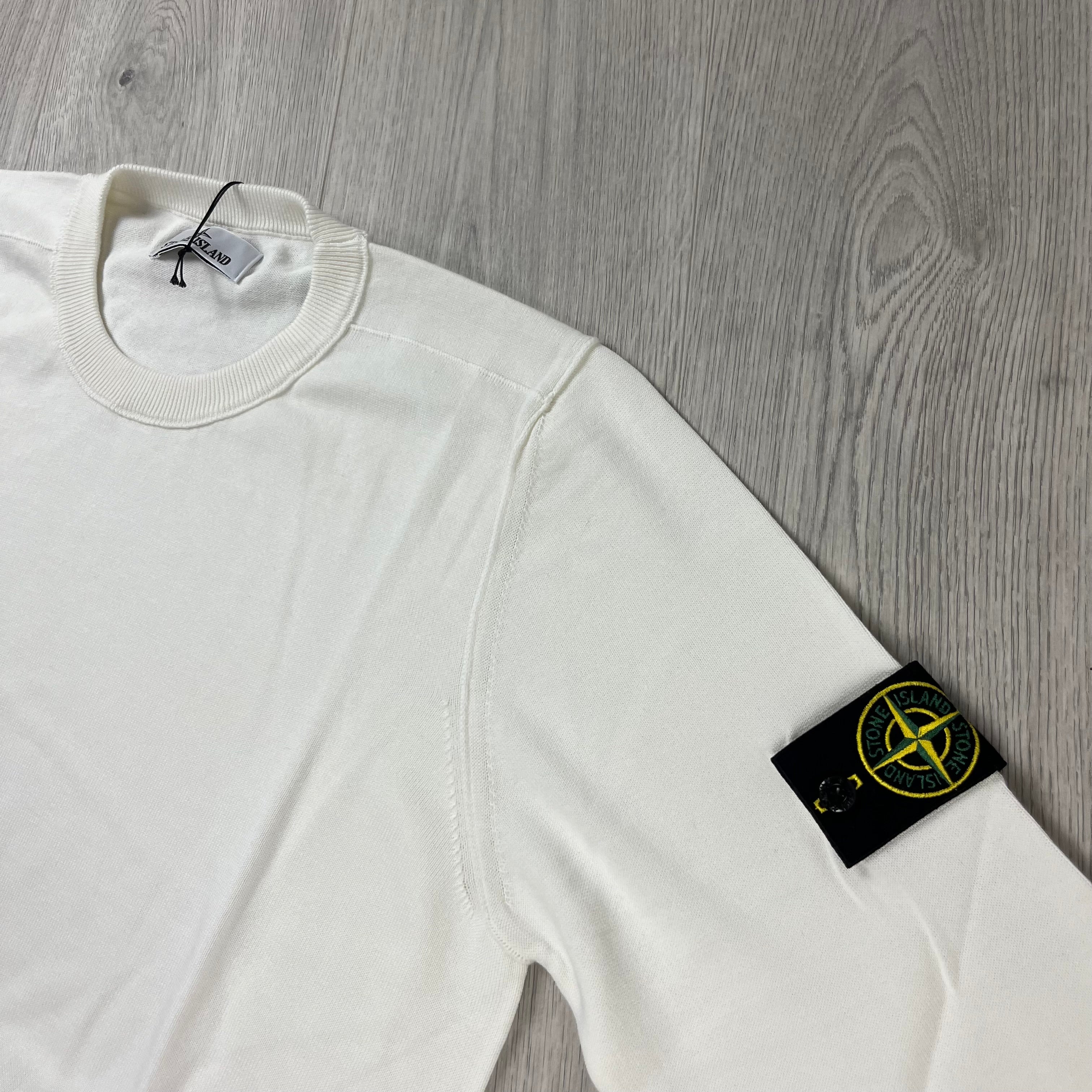 Stone Island Knit Sweatshirt - White -Usfansport