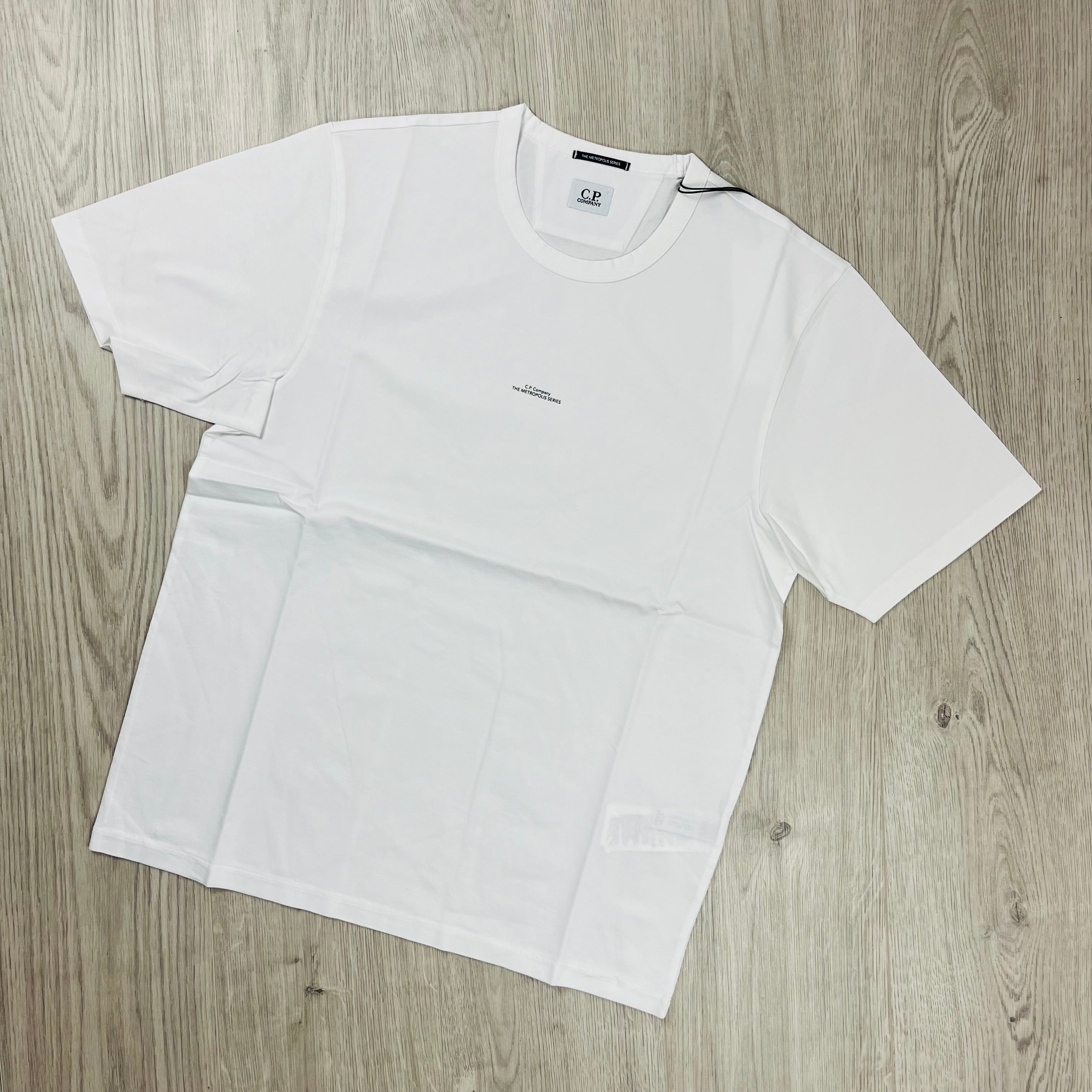 CP Company Metropolis T-Shirt - White -Usfansport