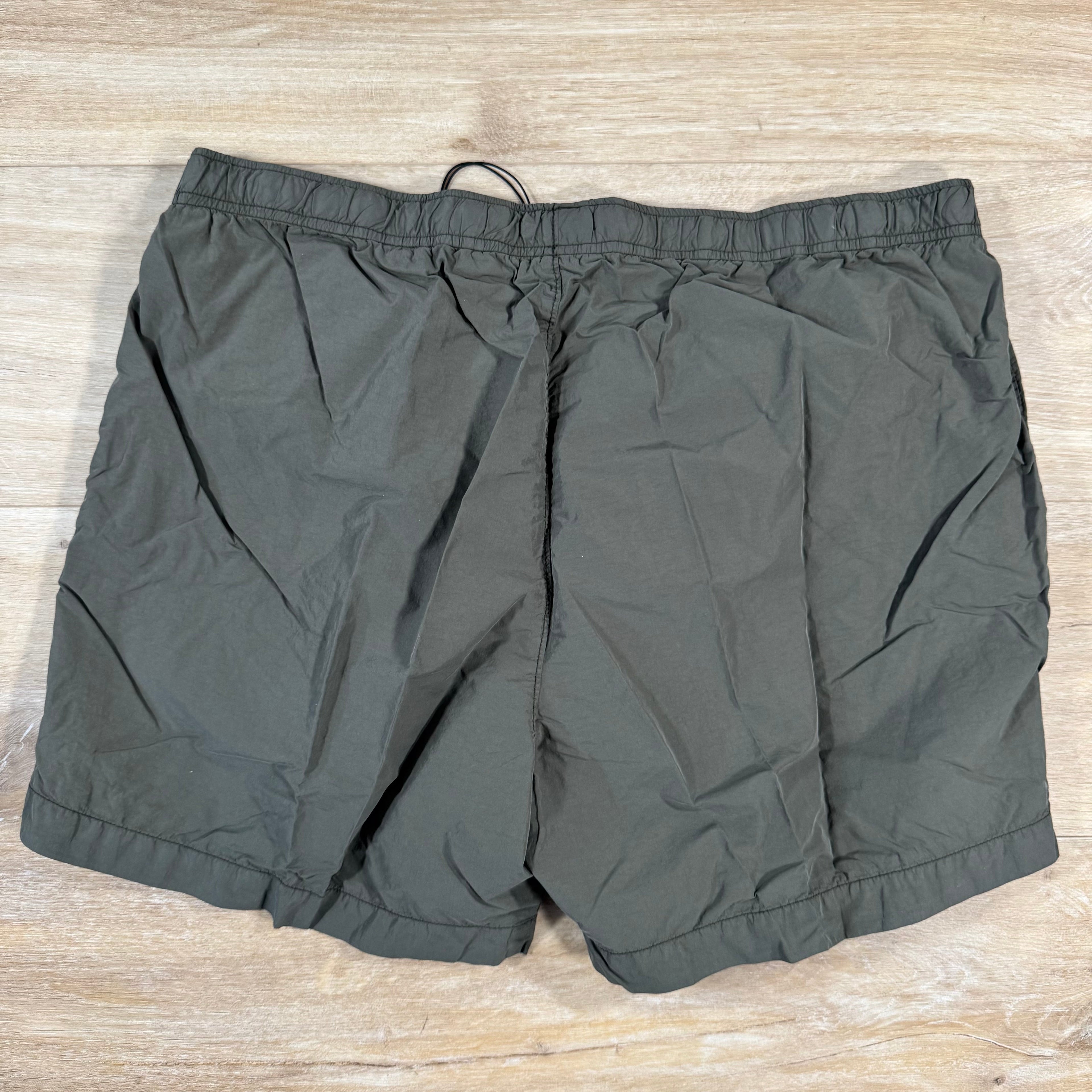 CP Company Flatt Nylon Lens Swim Shorts in Ivy Green -Usfansport