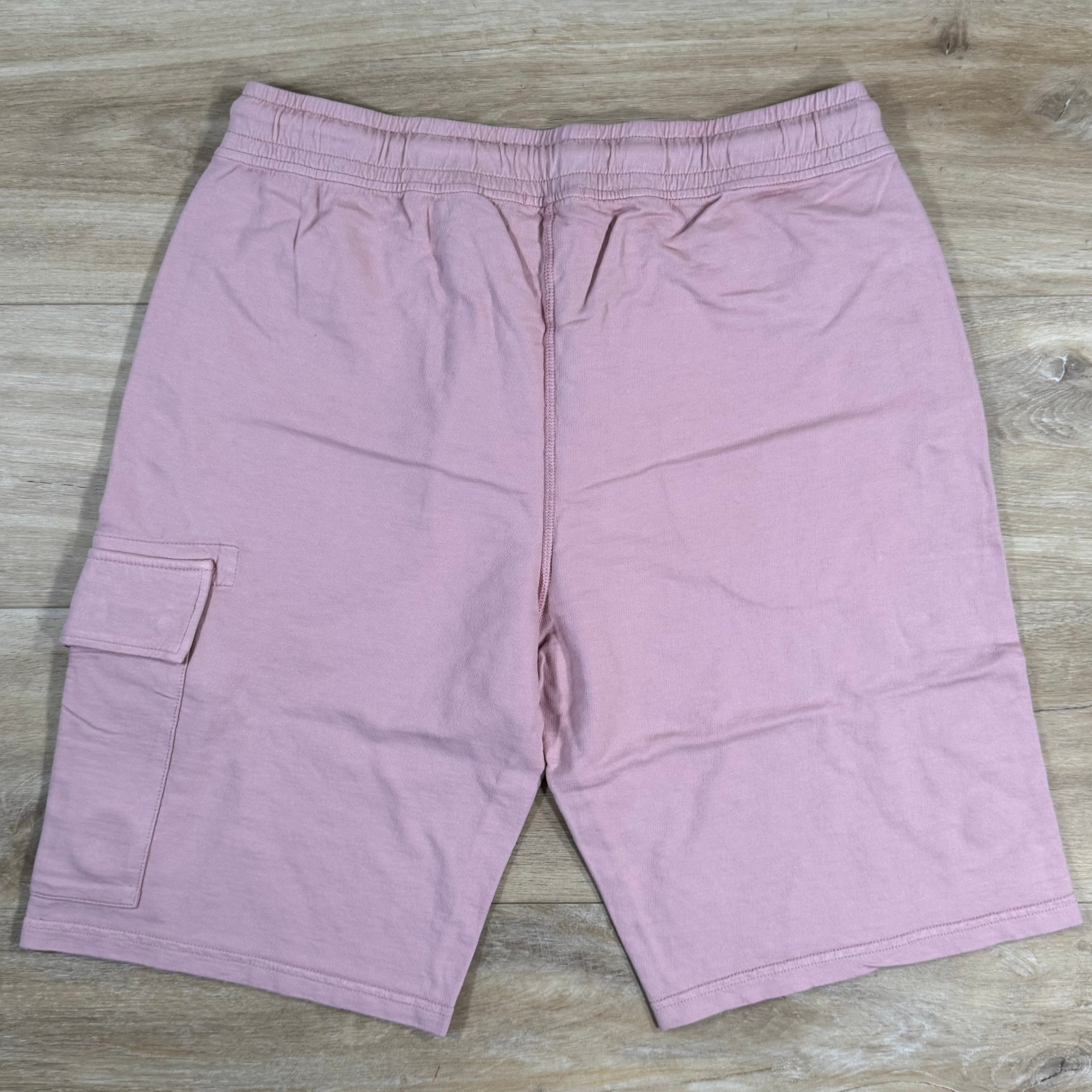 CP Company Light Fleece Cargo Lens Shorts in Misty Rose - Pink -Usfansport
