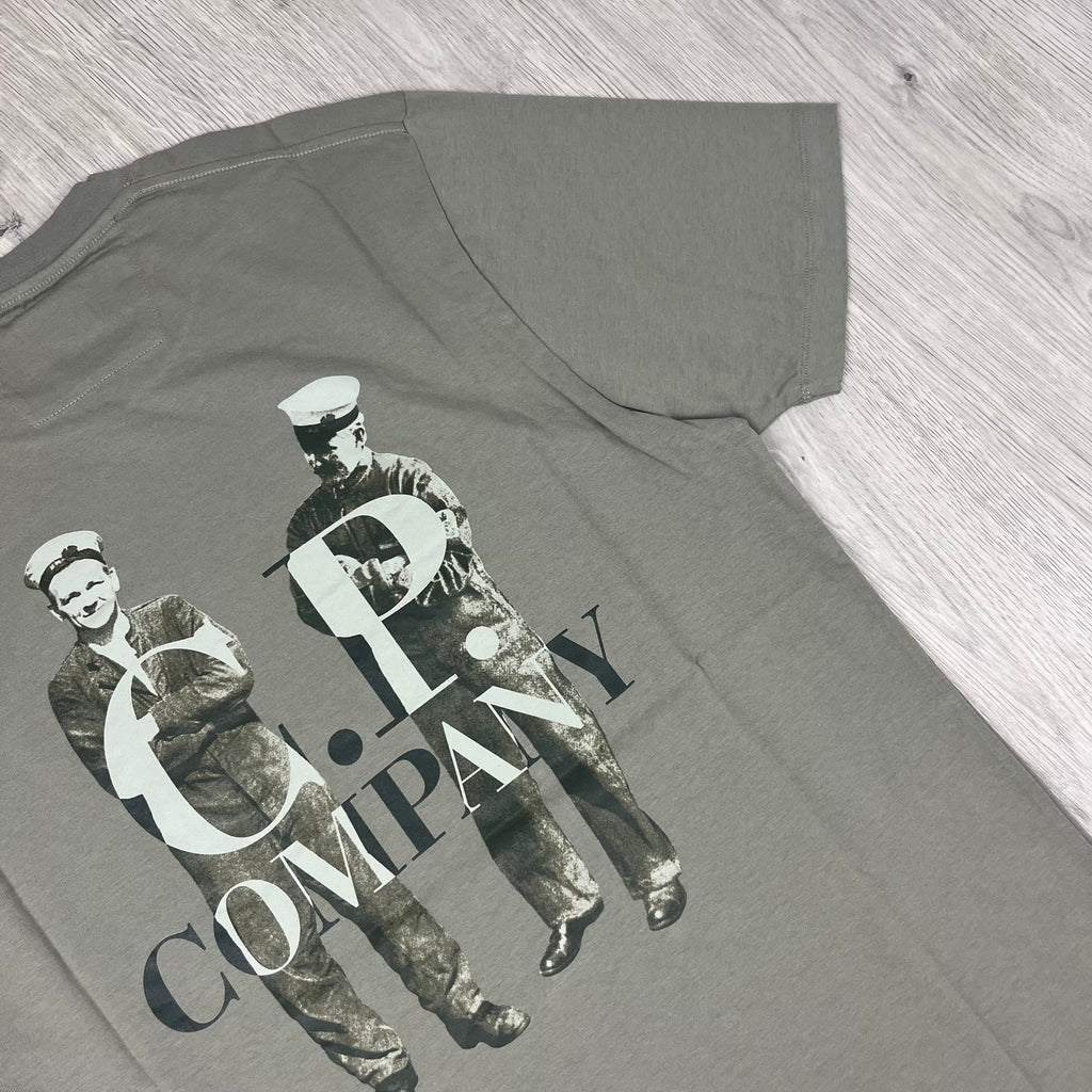 CP Company Sailor T-Shirt - Fungi Grey -Usfansport