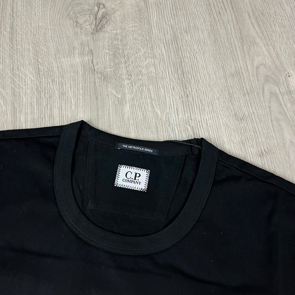CP Company Metropolis T-Shirt - Black -Usfansport