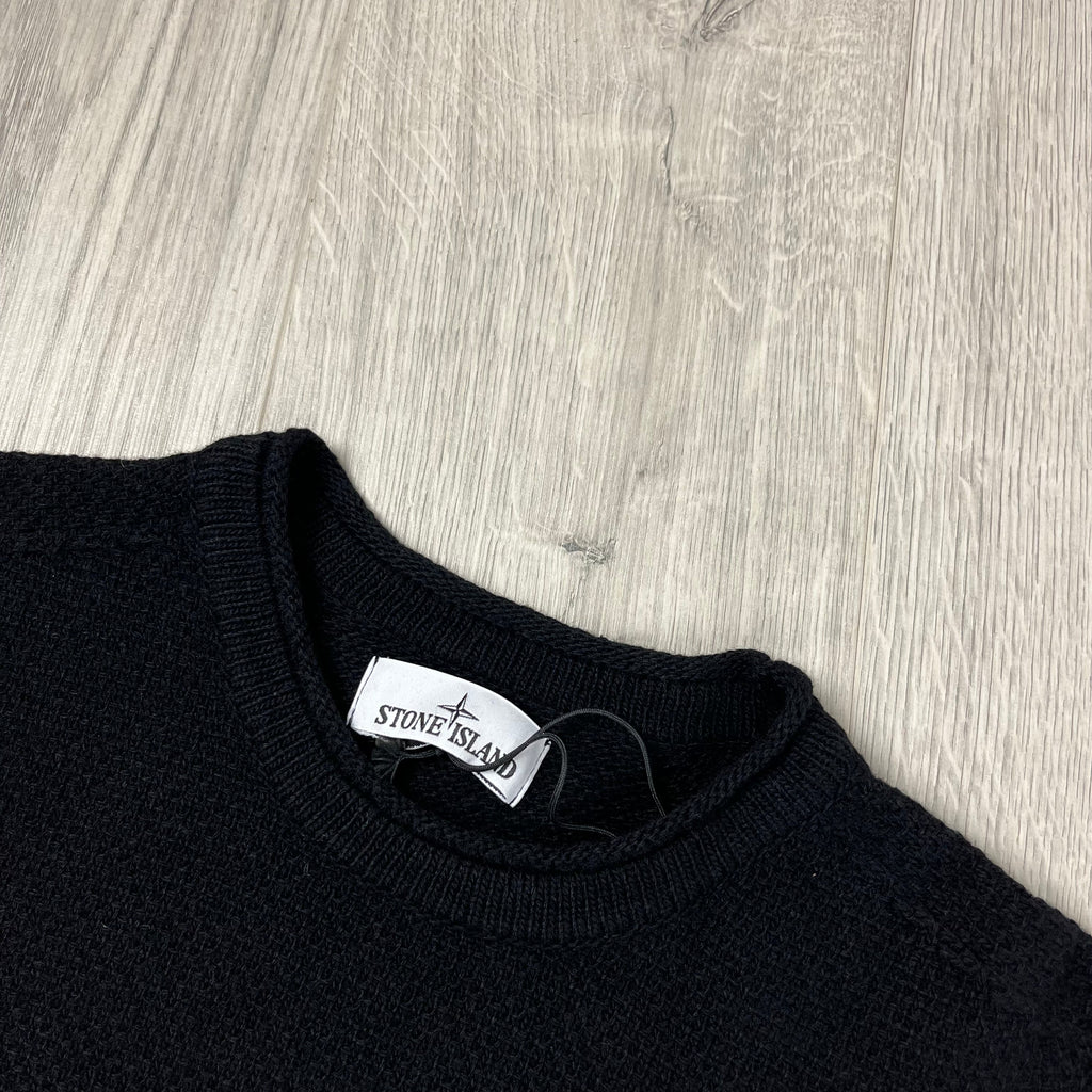 Stone Island Knit Sweatshirt - Black -Usfansport