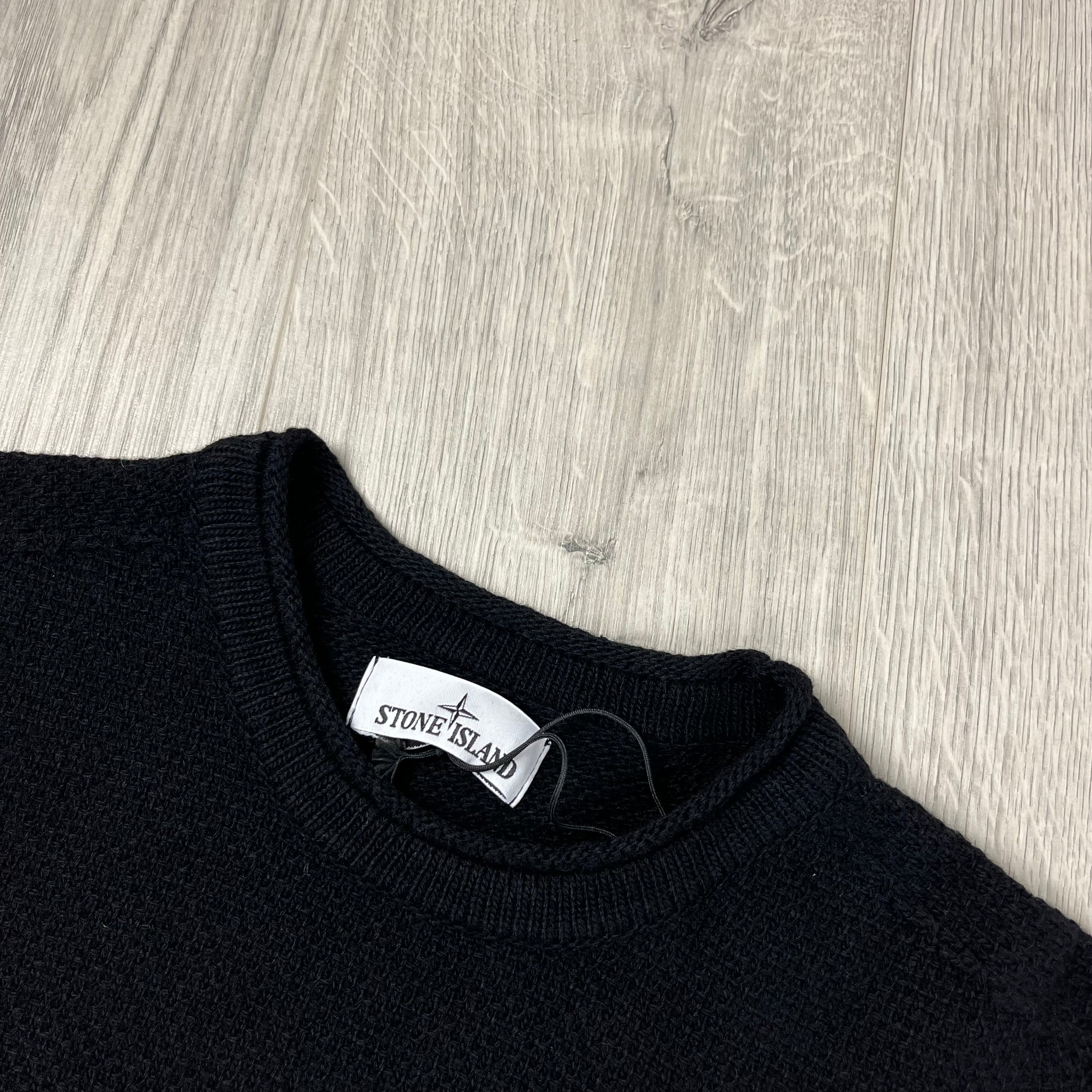 Stone Island Knit Sweatshirt - Black -Usfansport