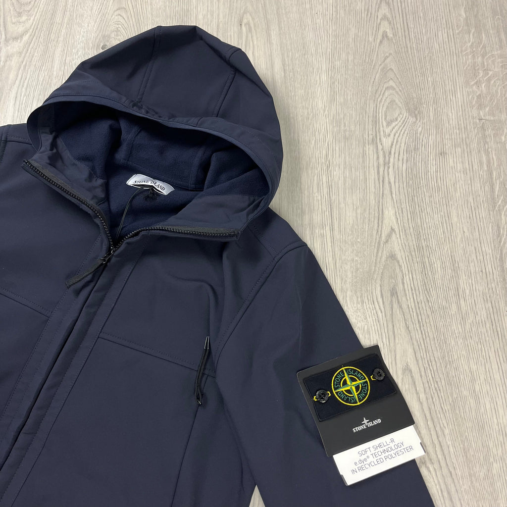 Stone Island Shell Jacket - Navy -Usfansport
