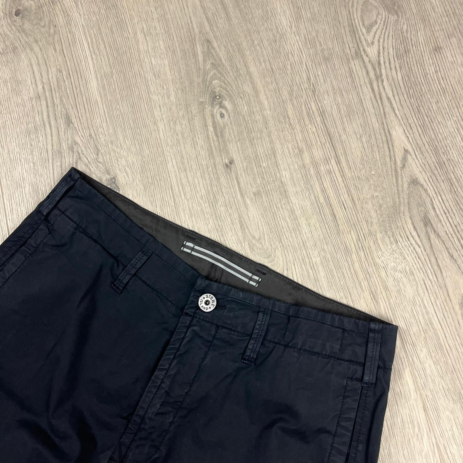 Stone Island Cargo Trousers - Navy -Usfansport