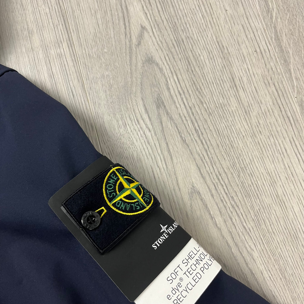 Stone Island Shell Jacket - Navy -Usfansport