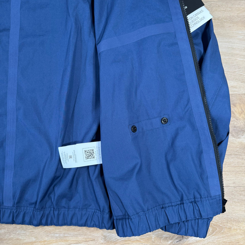 Stone Island Supima Canvas Jacket in Marine Blue -Usfansport