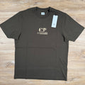 CP Company Graphic Logo T-Shirt in Ivy Green -Usfansport