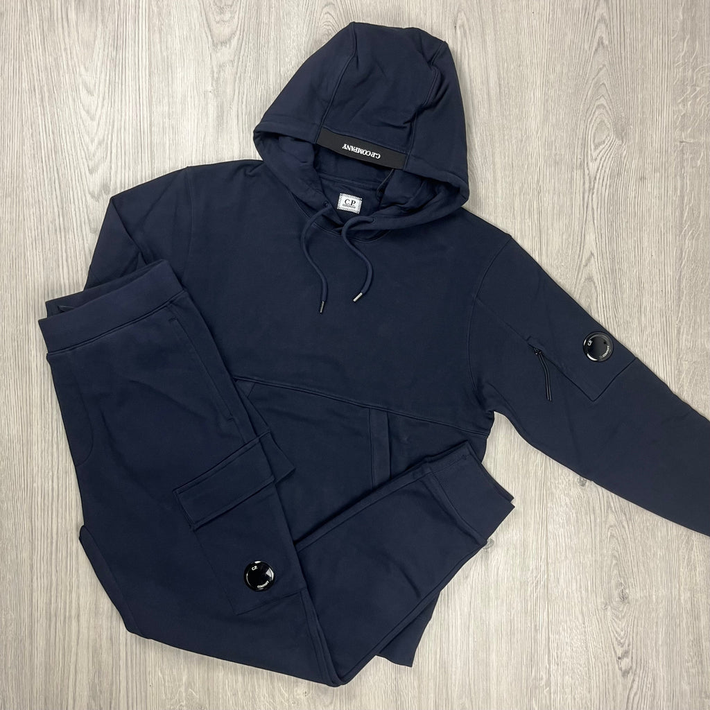 CP Company Raised Fleece Tracksuit - Navy -Usfansport