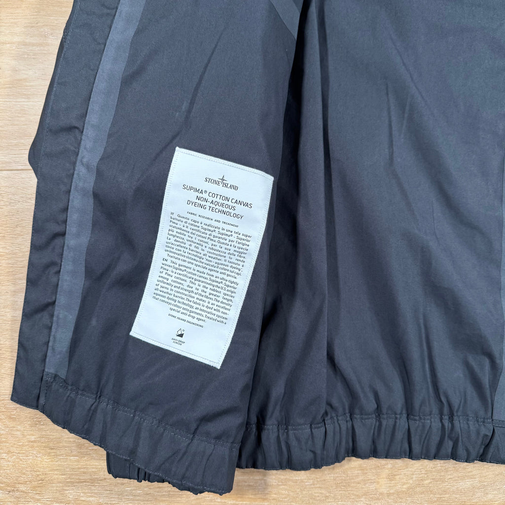 Stone Island Supima Canvas Jacket in Navy -Usfansport