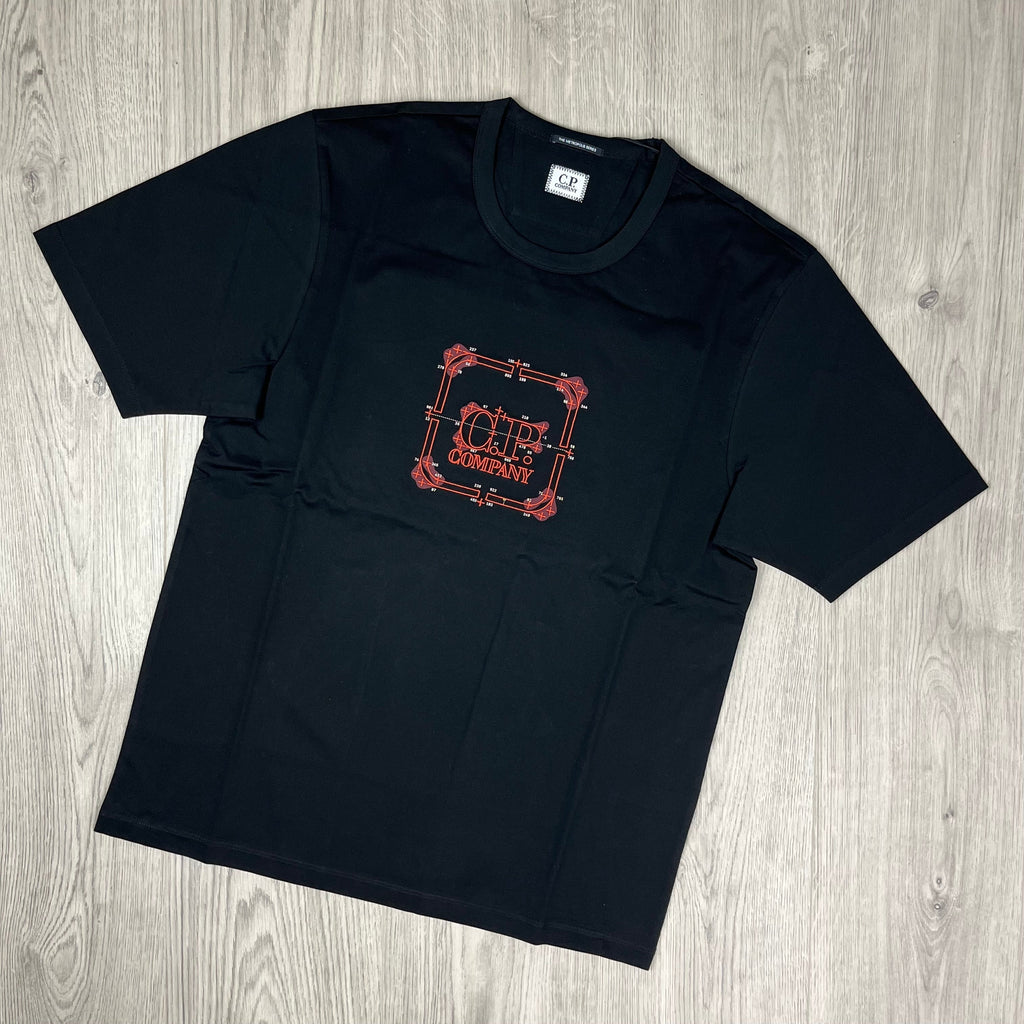 CP Company Metropolis T-Shirt - Black -Usfansport