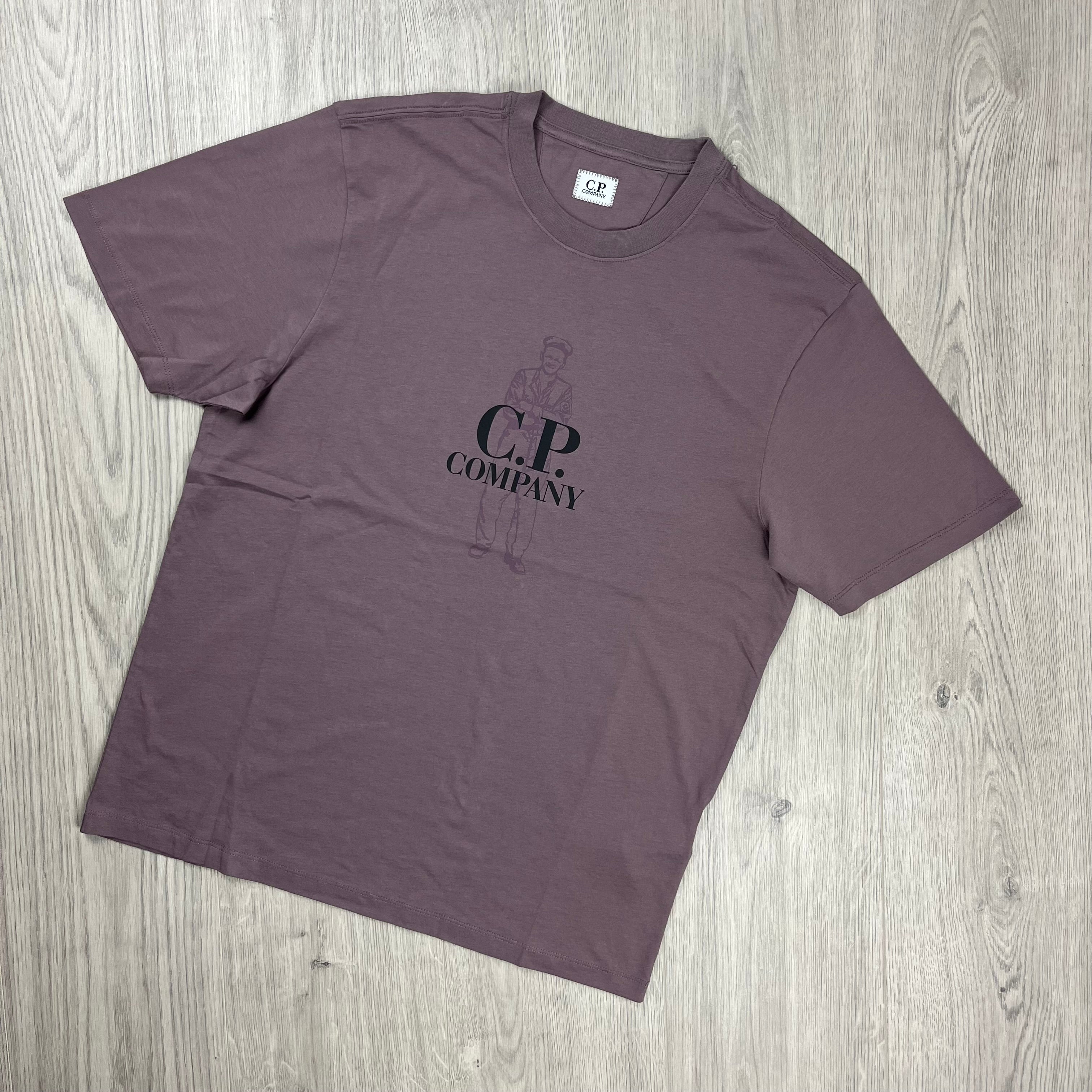 CP Company Sailor T-Shirt - Dove -Usfansport