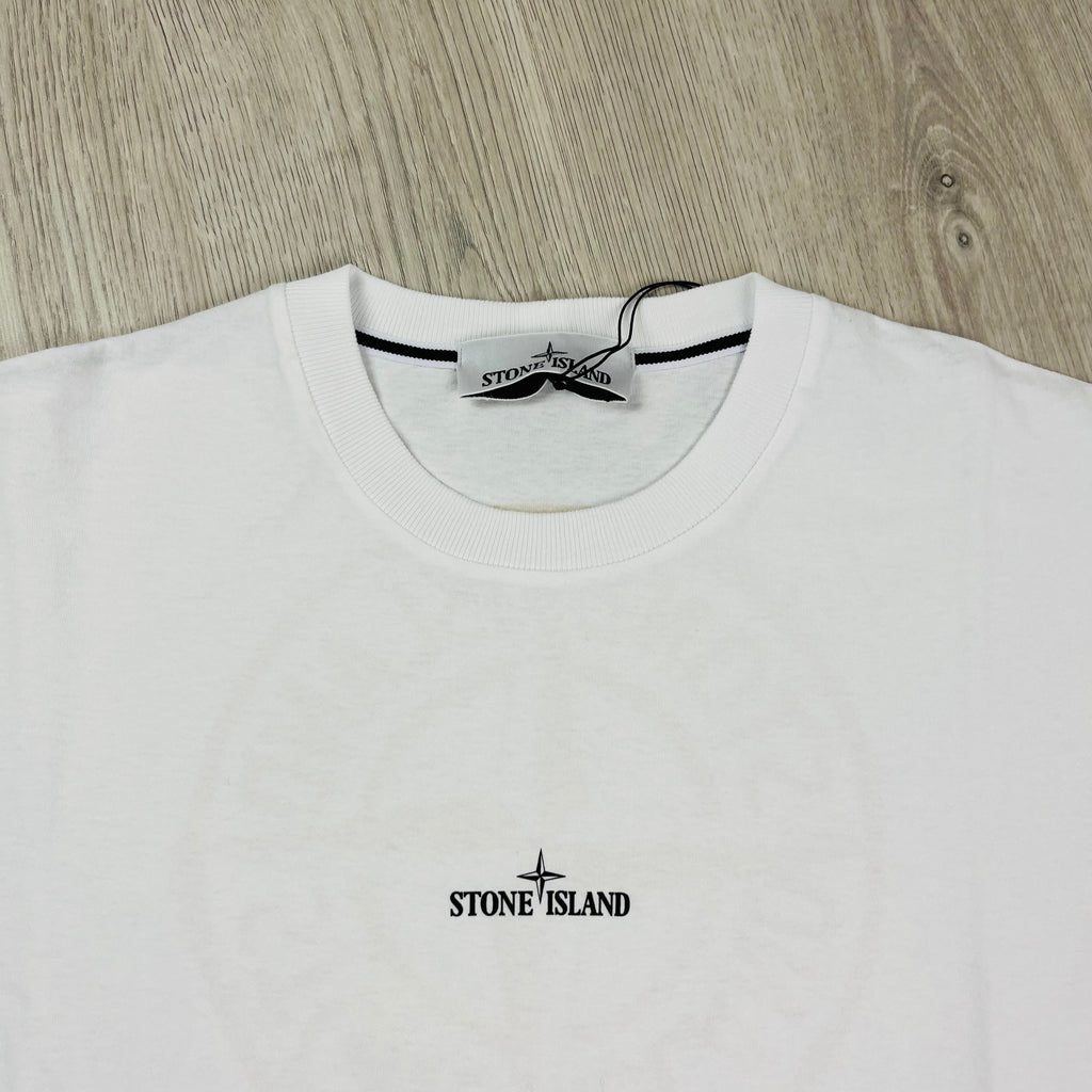 Stone Island Printed T-Shirt - White -Usfansport