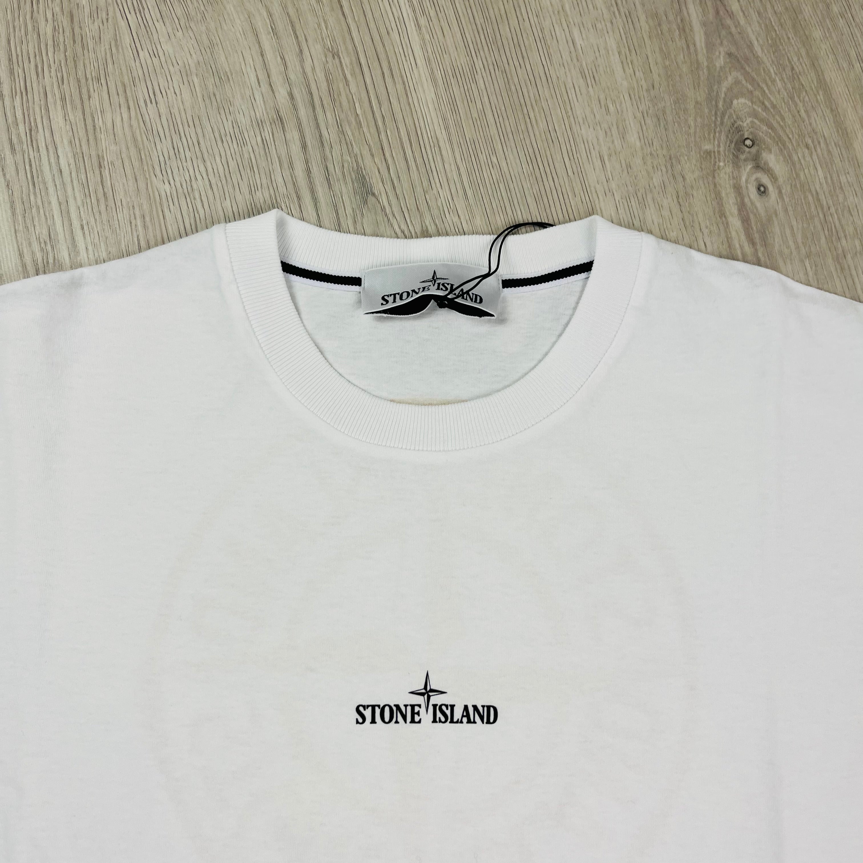 Stone Island Printed T-Shirt - White -Usfansport