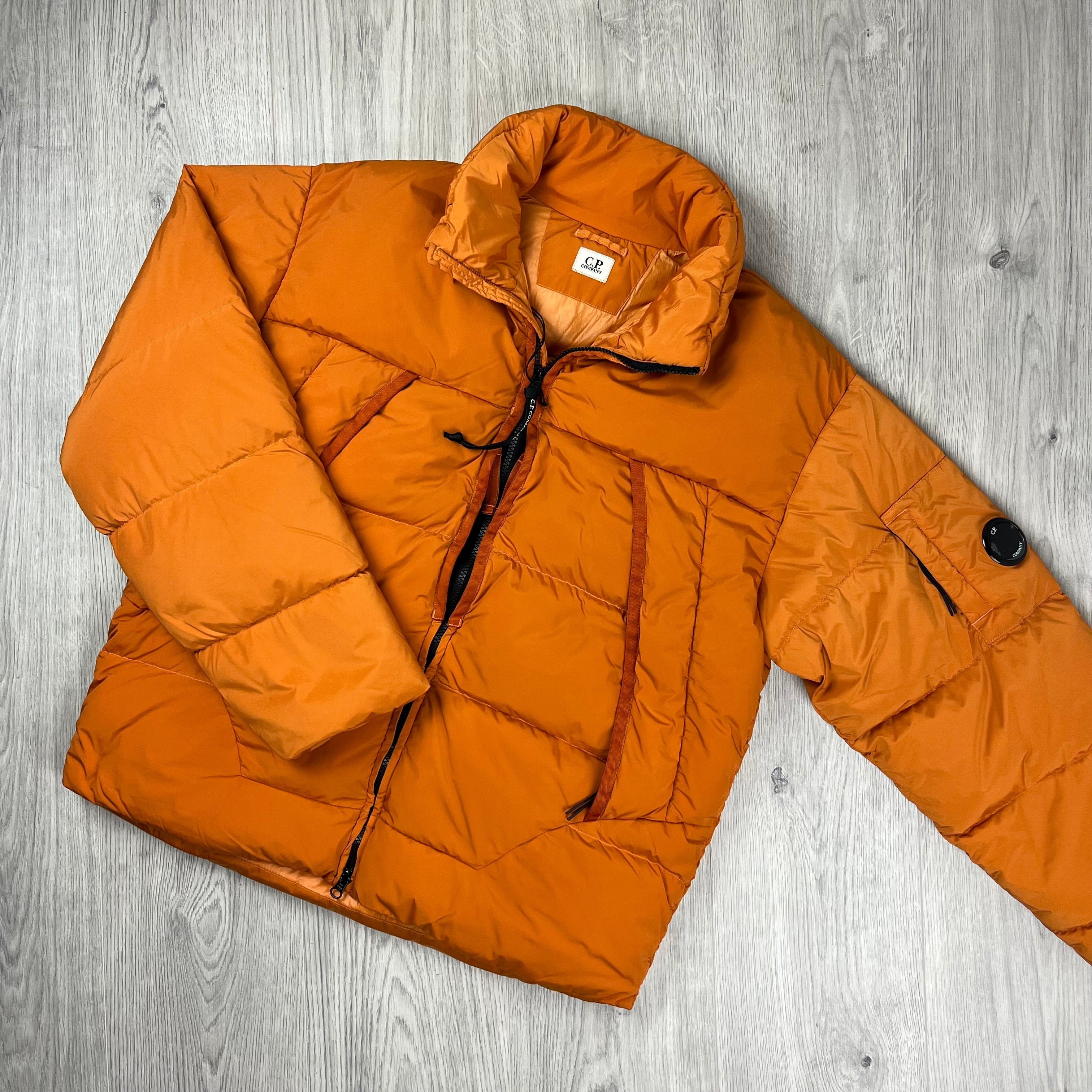 CP Company Nycra-R Down Jacket - Russet Orange -Usfansport