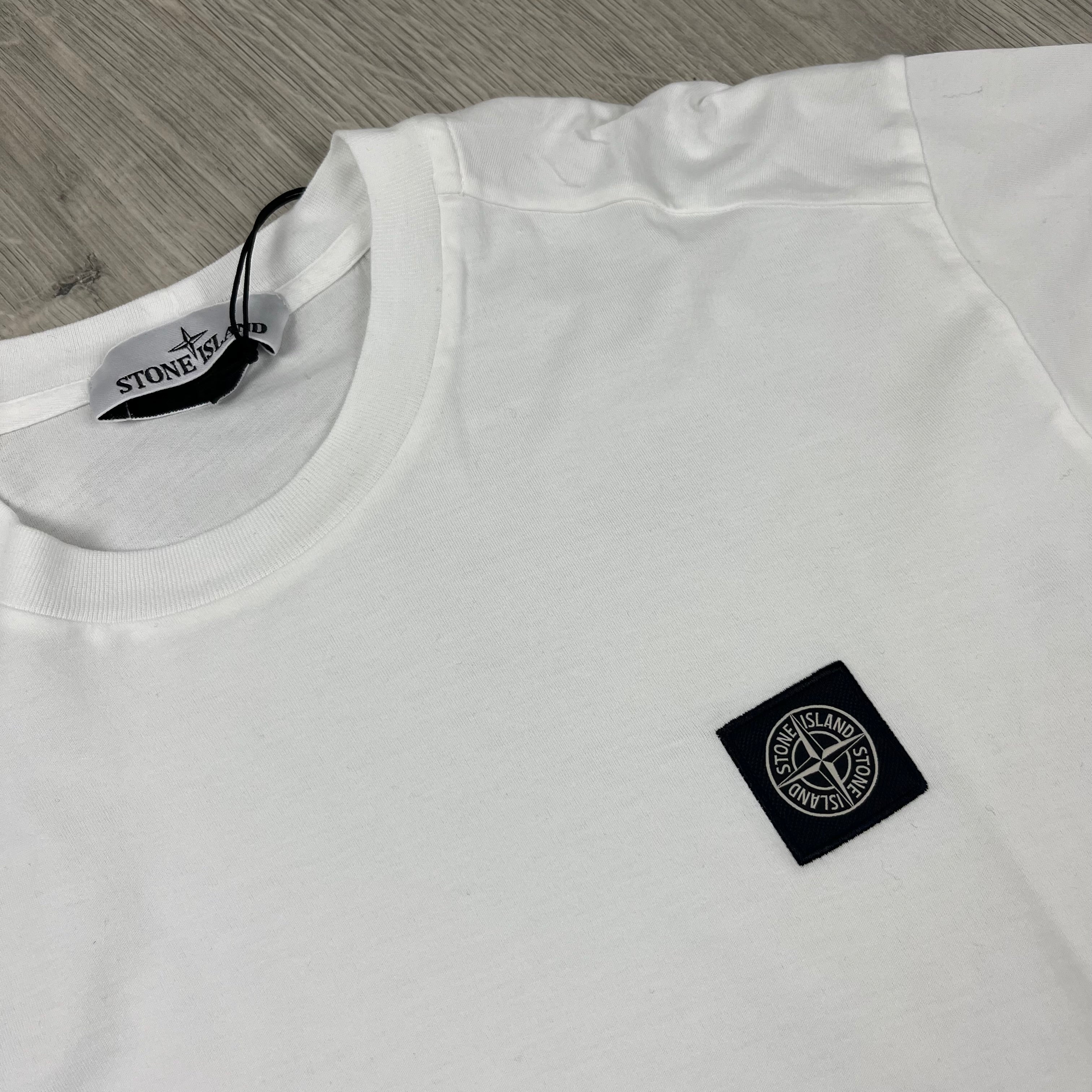 Stone Island Long Sleeve T-Shirt - White -Usfansport