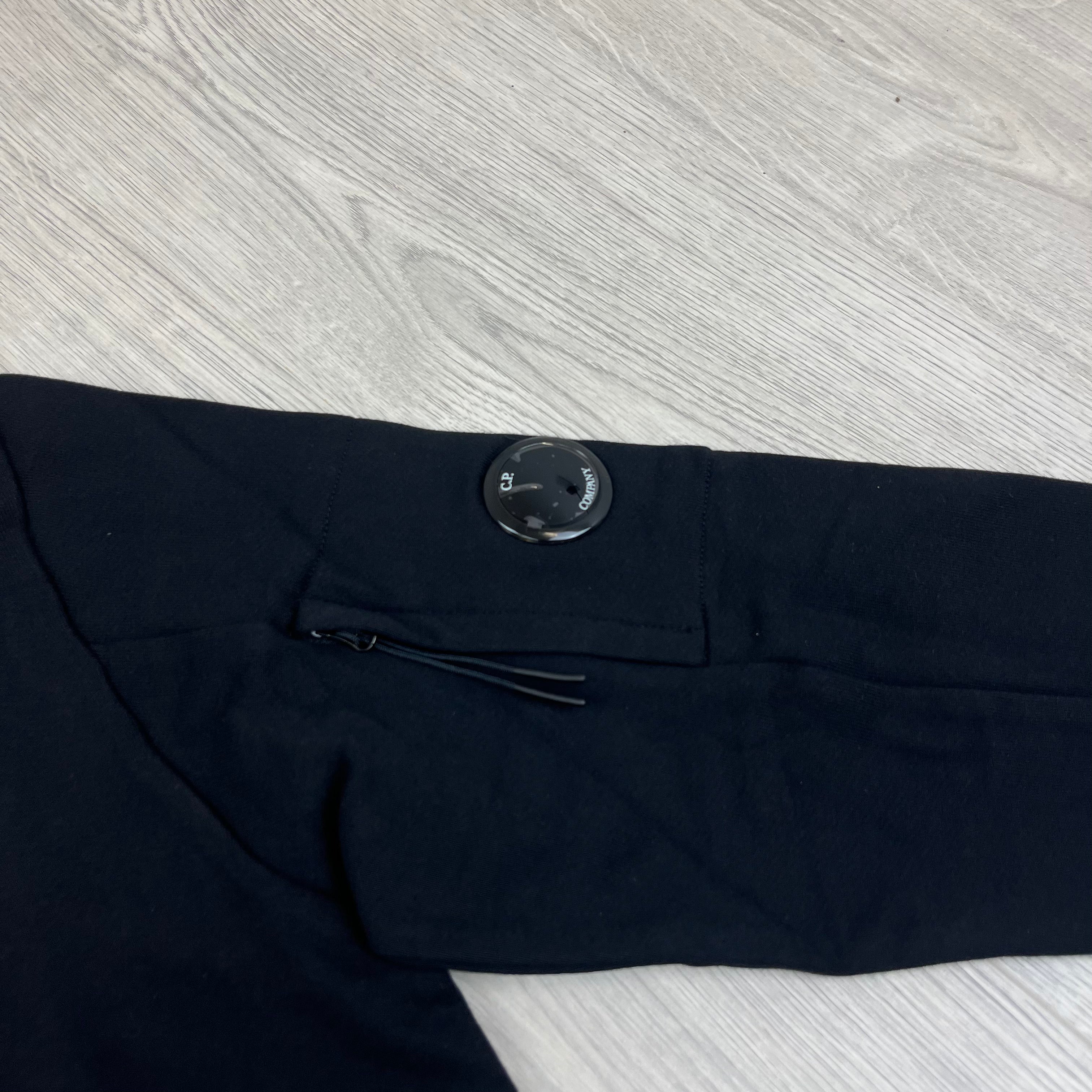 CP Company Raised Fleece Sweatshirt - Black -Usfansport