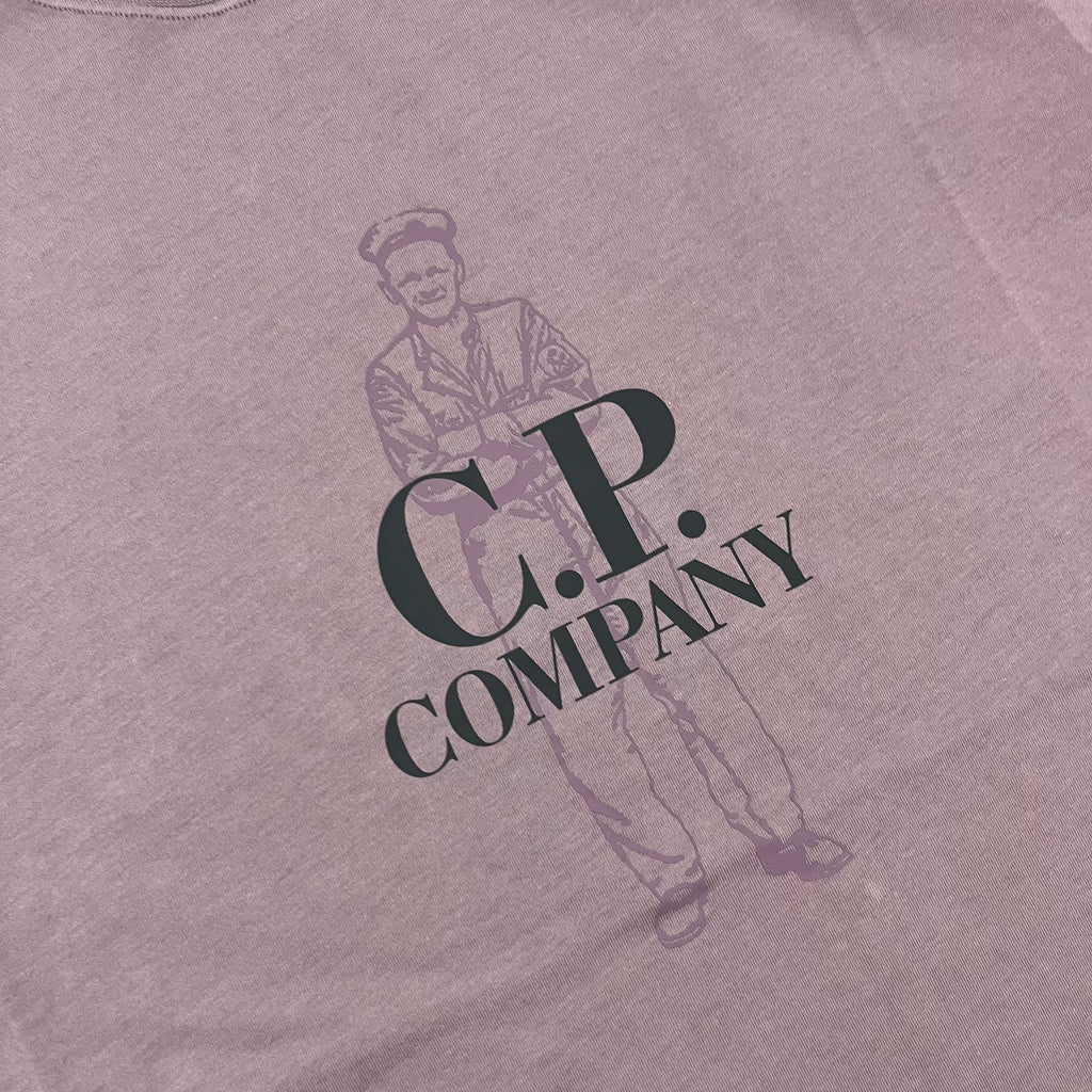 CP Company Sailor T-Shirt - Dove -Usfansport