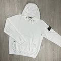 Stone Island Dyed Hoodie - White -Usfansport