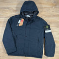 Stone Island Polyester Micro Twill Jacket in Navy -Usfansport