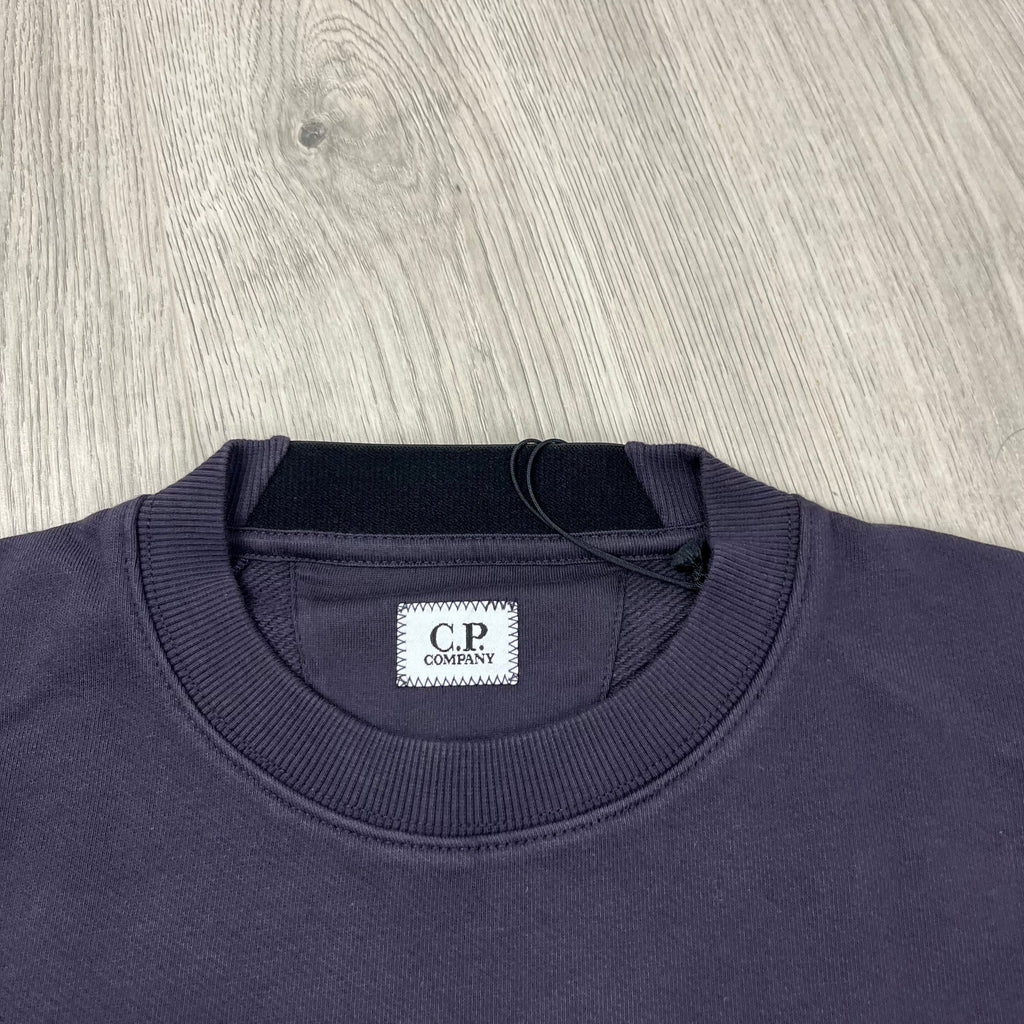 CP Company Raised Fleece Sweatshirt - Nightshade -Usfansport