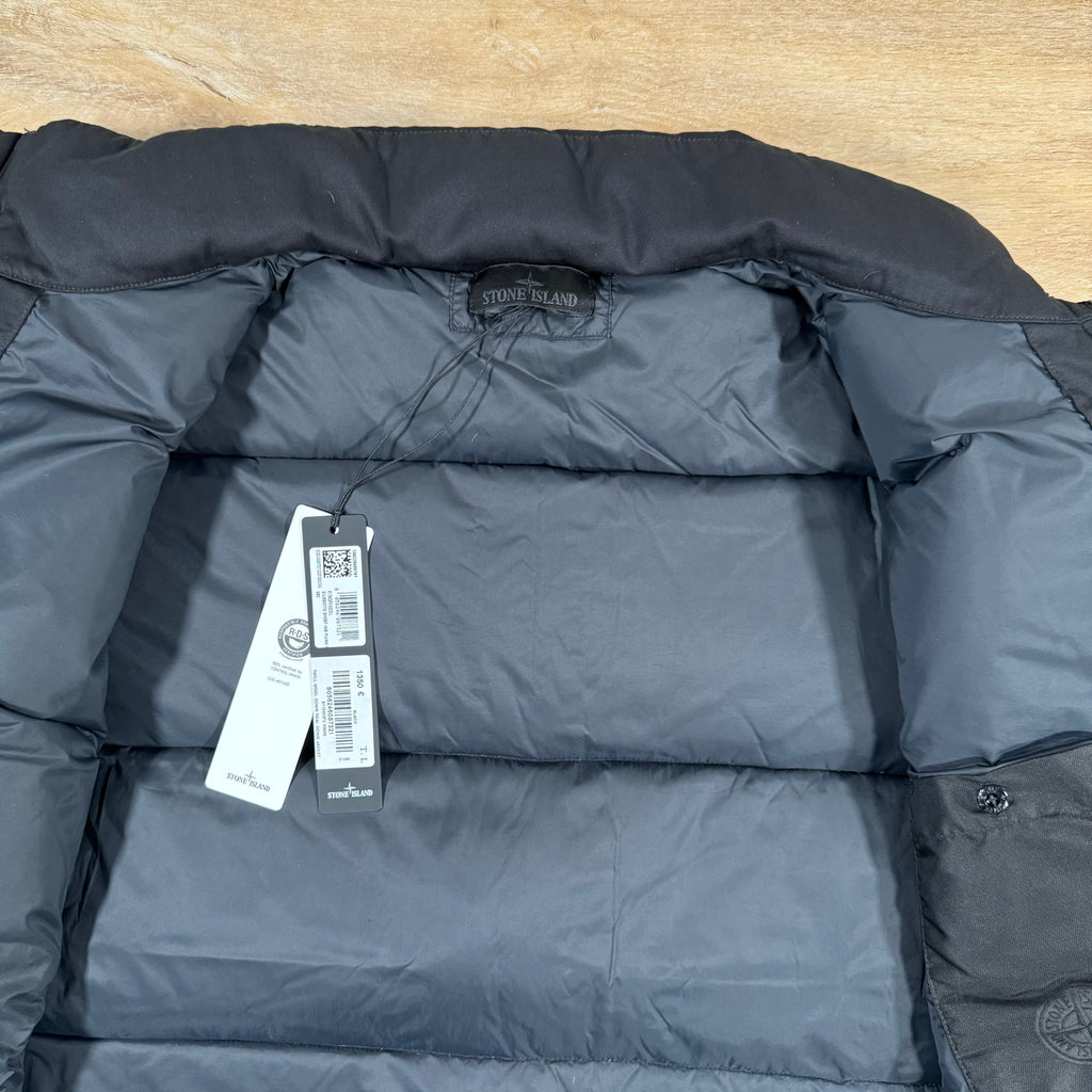 Stone Island Down-TC Ghost Jacket in Black -Usfansport