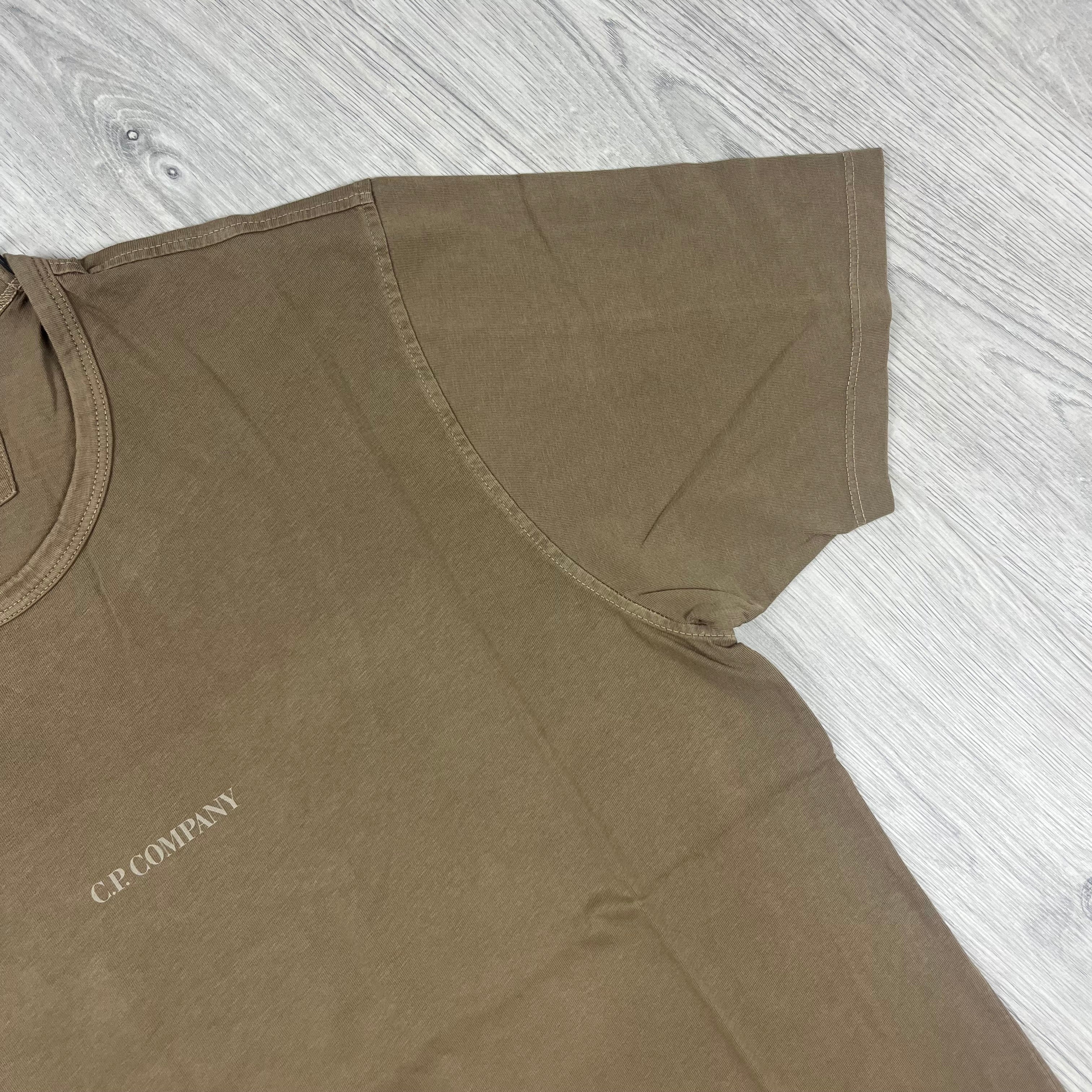 CP Company Printed T-Shirt - Brown -Usfansport