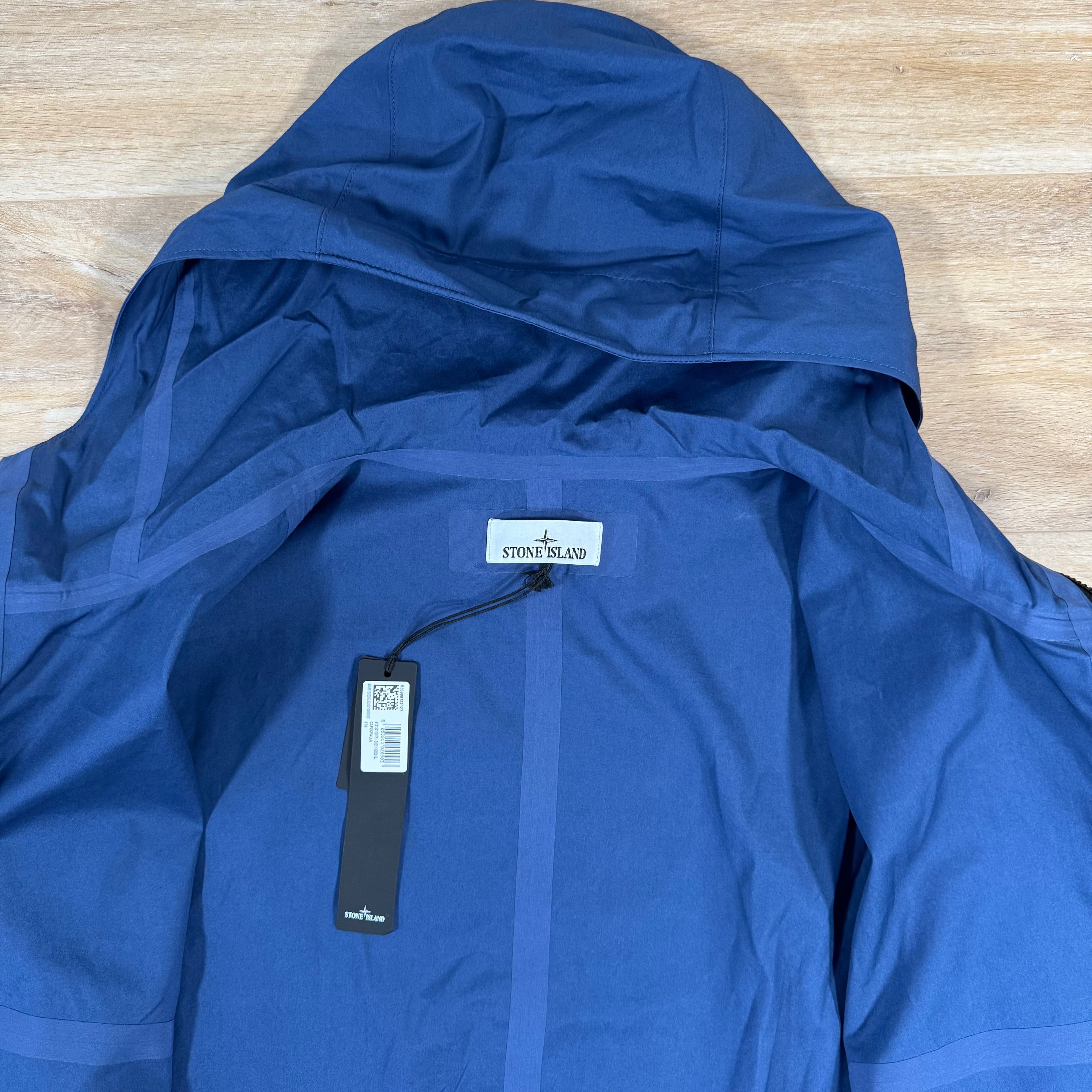 Stone Island Supima Canvas Jacket in Marine Blue -Usfansport