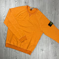 Stone Island Dyed Sweatshirt - Orange -Usfansport