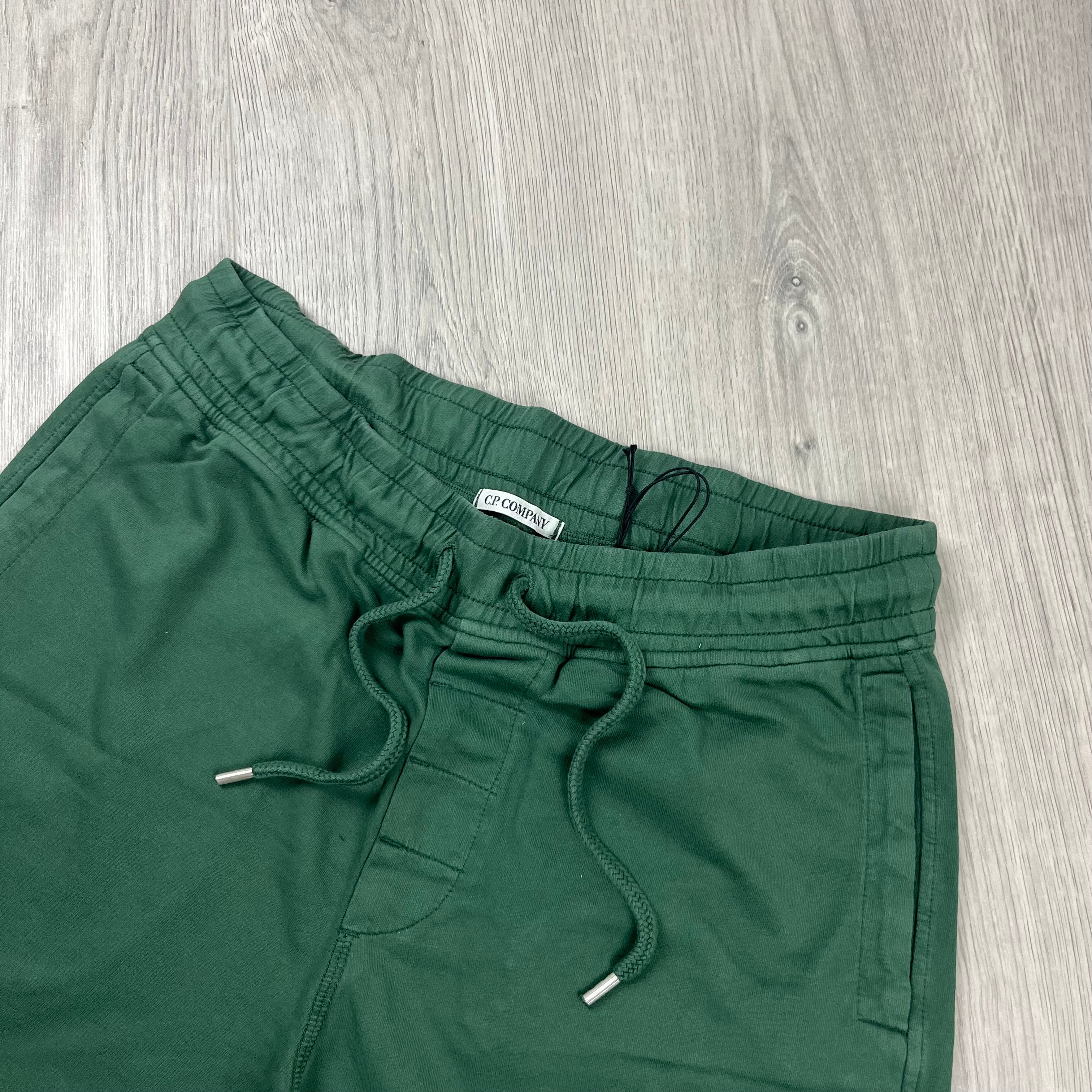 CP Company Jersey Shorts - Duck Green -Usfansport