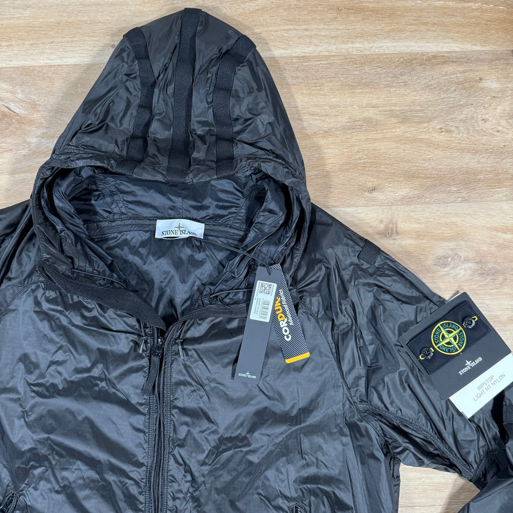 Stone Island Ripstop Light HT Nylon Jacket in Lead Grey -Usfansport