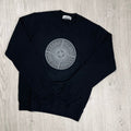 Stone Island Embroidered Sweatshirt - Black -Usfansport