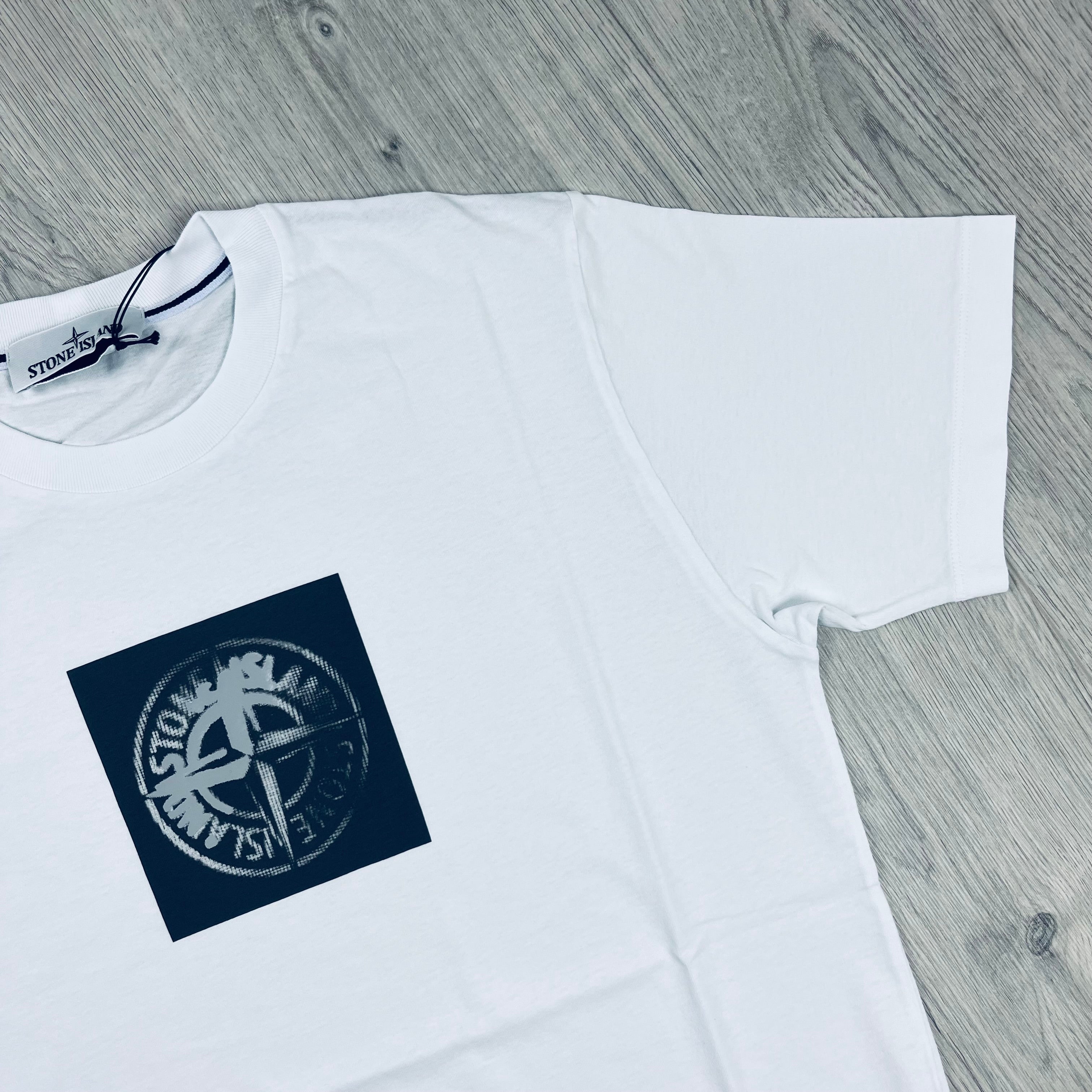 Stone Island Printed T-Shirt - White -Usfansport