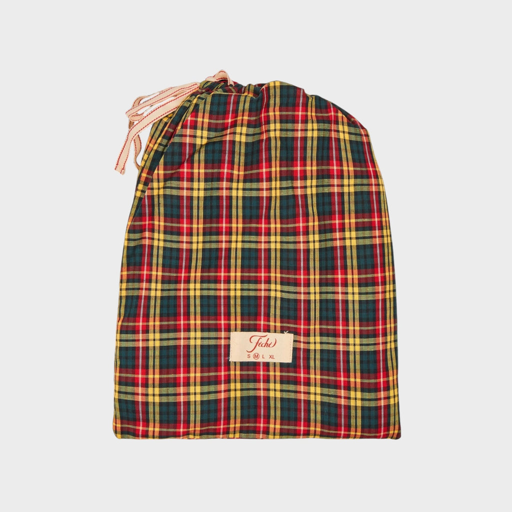 Fichi Long Boxer I Royal Red Check