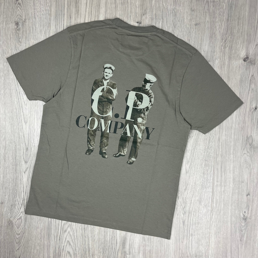 CP Company Sailor T-Shirt - Fungi Grey -Usfansport