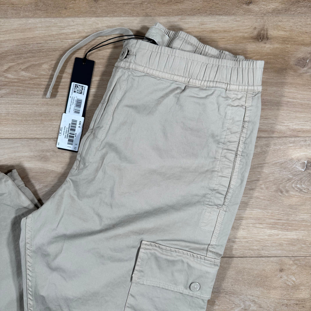 Stone Island Ghost Stretch Cargo Trousers in Beige -Usfansport