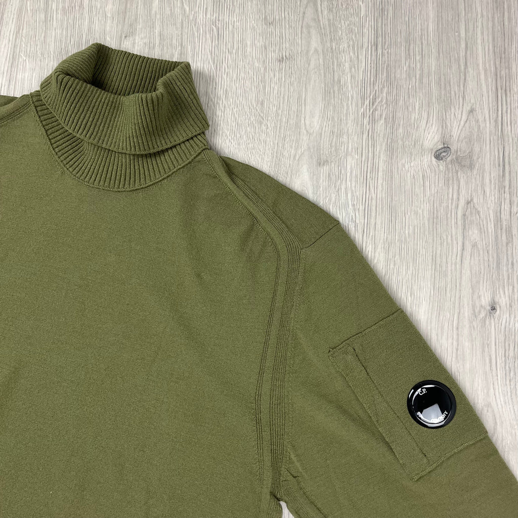 CP Company Knit Turtle Neck - Capers -Usfansport
