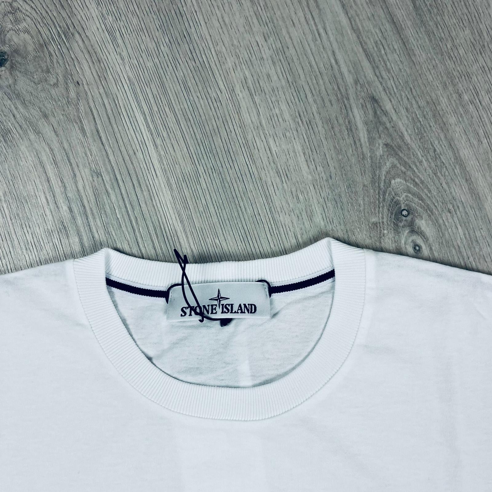 Stone Island Printed T-Shirt - White -Usfansport