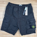 Stone Island Nylon Metal Bermuda Shorts in Black -Usfansport