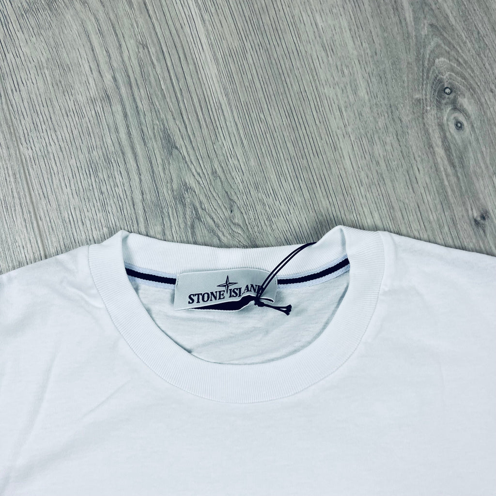 Stone Island Printed T-Shirt - White -Usfansport